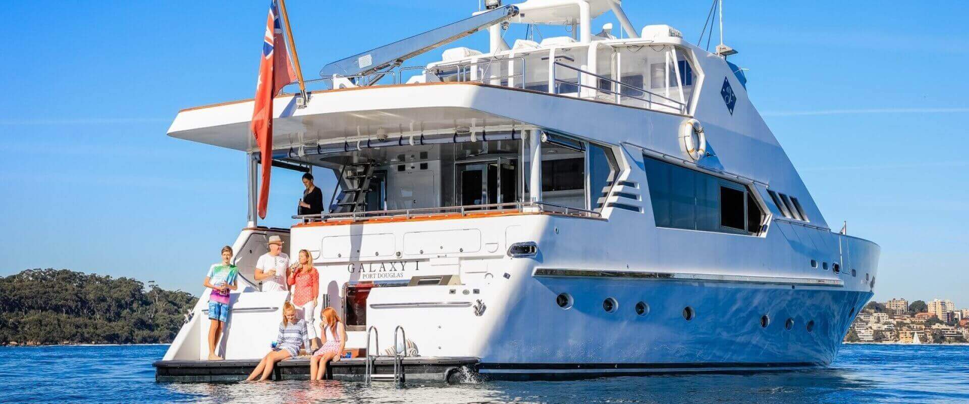 Galaxy I charter yacht. © Salty Dingo 2017